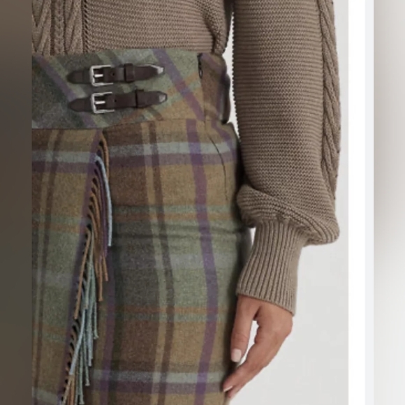 Ralph Lauren Mini Plaid Skirt - Picture 3 of 7